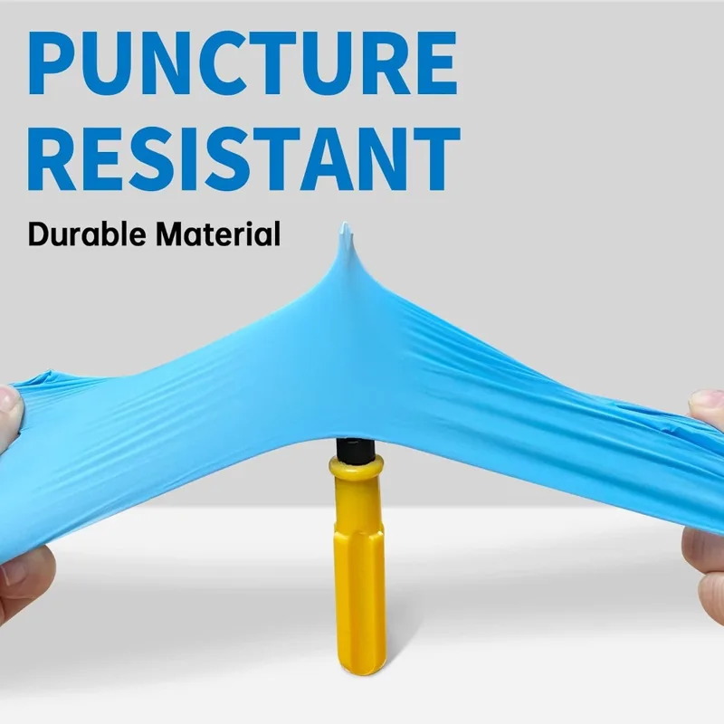 قفازات نيتريل زرقاء للاستخدام  - مراجعة Exam Glove Nitrile وسعره