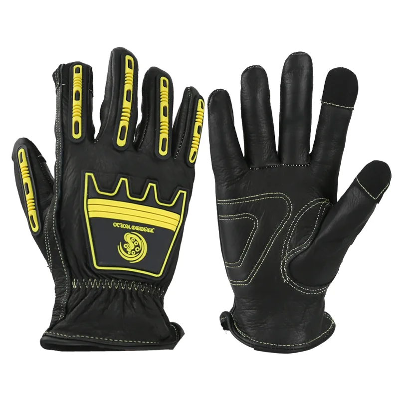 قفازات عمل جلدية صدمية، قفاز ع - مراجعة Work Glove Impact وسعره