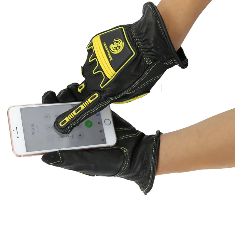 قفازات عمل جلدية صدمية، قفاز ع - مراجعة Work Glove Impact وسعره