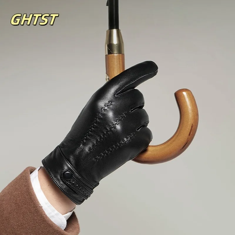 2025 جديد الرجال الشتاء قفازات - مراجعة Leather Driving Glove وسعره