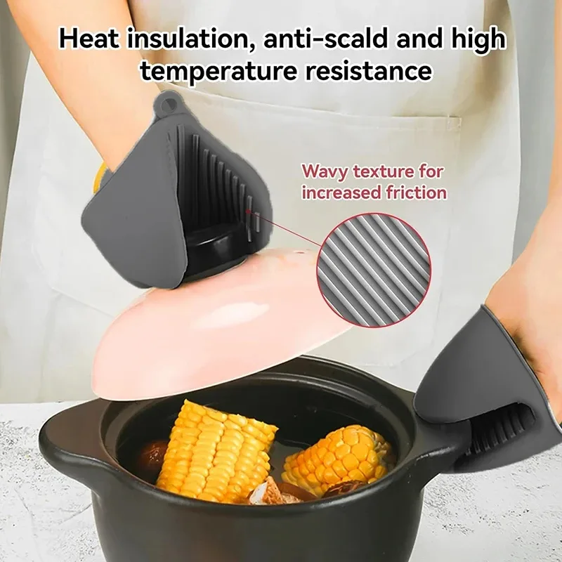 2 قطعة قفازات الفرن الصغيرة سي - مراجعة Oven Mitt Silicone وسعره