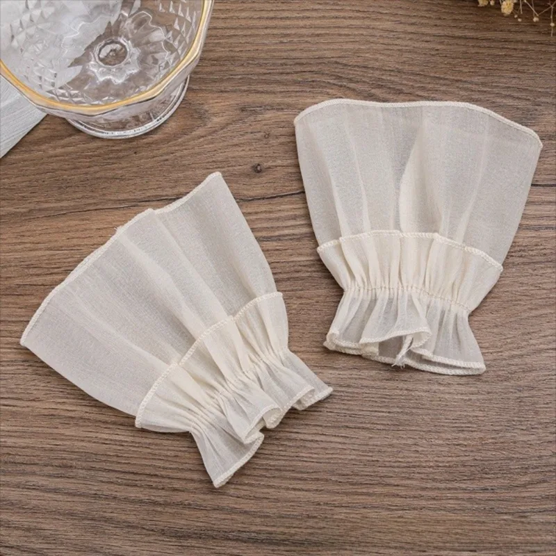 قفازات بدون أصابع مزينة بكشكشة - مراجعة Fingerless Glove Knit وسعره