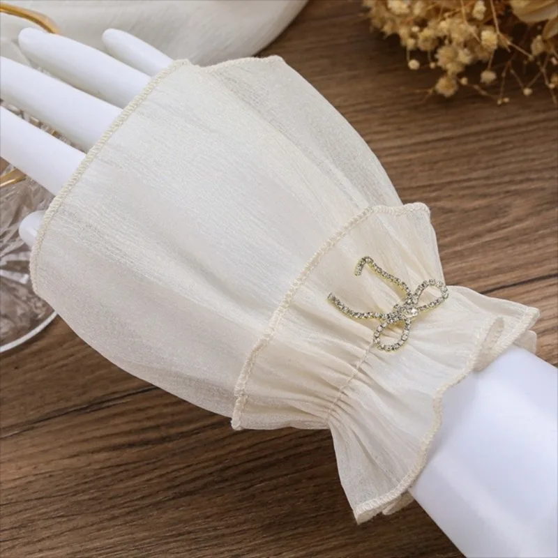 قفازات بدون أصابع مزينة بكشكشة - مراجعة Fingerless Glove Knit وسعره