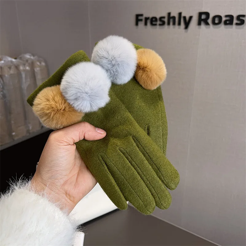 قفازات نسائية من الصوف بنقشة م - مراجعة Wool Glove Lined وسعره
