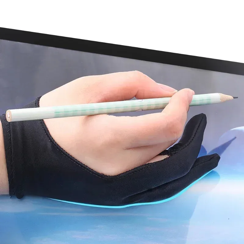 قفاز رسم بخاصية منع لمس راحة ا - مراجعة Touchscreen Glove Capacitive وسعره