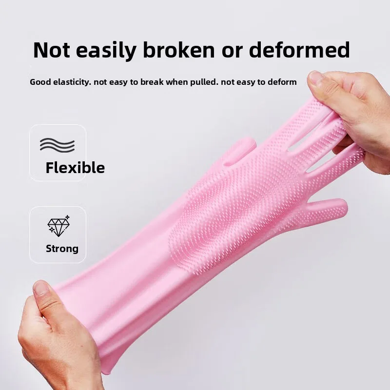 قفازات غسيل الأطباق السيليكوني - مراجعة Dish Glove Rubber وسعره