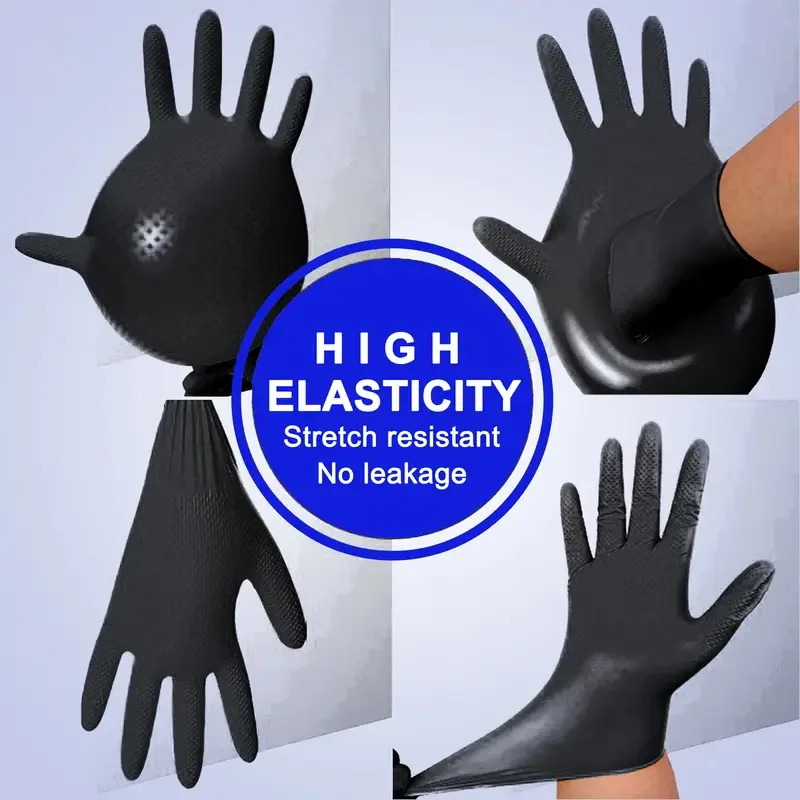 قفازات النتريل الصناعية الثقيل - مراجعة Rubber Glove Cleaning وسعره