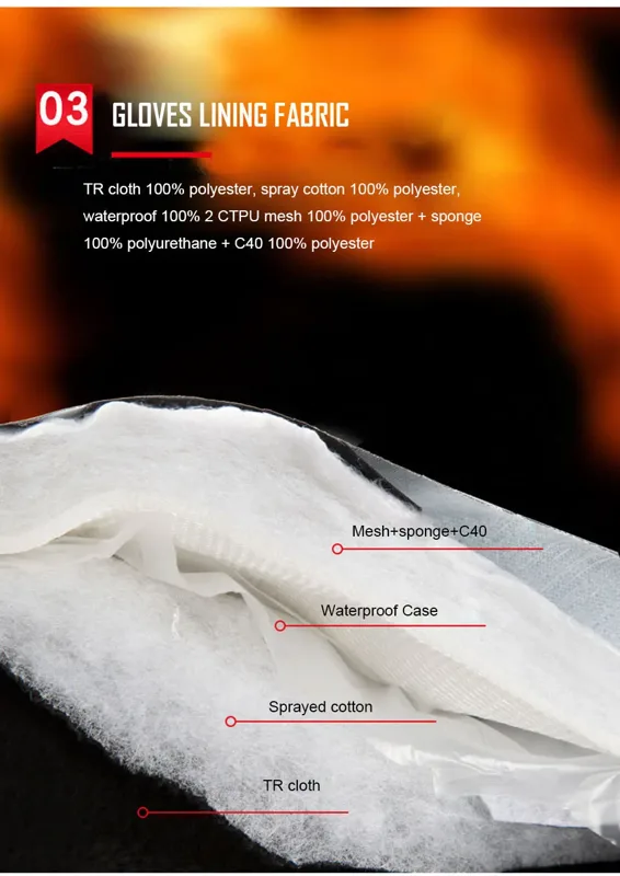 الشتاء قفازات 3M القطن التدفئة - مراجعة Ski Glove Waterproof وسعره