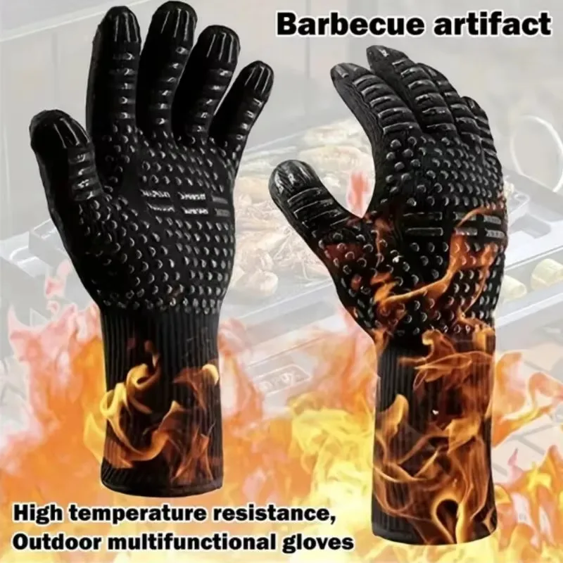 قطعة واحدة قفازات شواء مقاومة  - مراجعة Oven Mitt Silicone وسعره