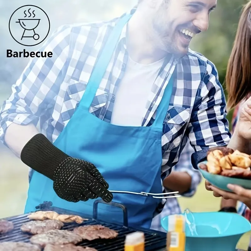 قطعة واحدة قفازات شواء مقاومة  - مراجعة Oven Mitt Silicone وسعره