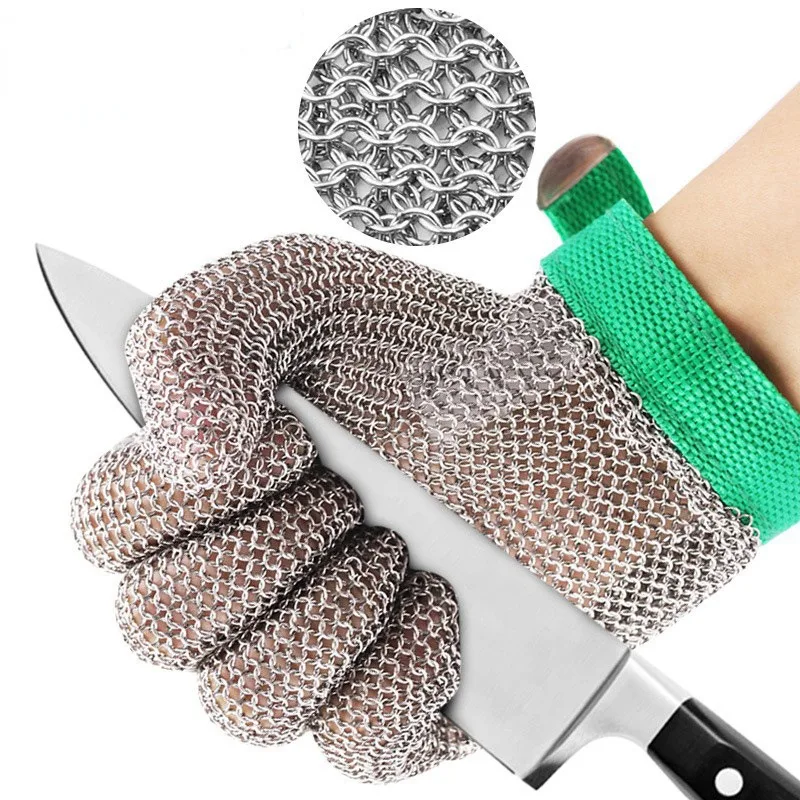 1 قطعة قفاز من الفولاذ المقاوم - مراجعة Cut Resistant Glove وسعره
