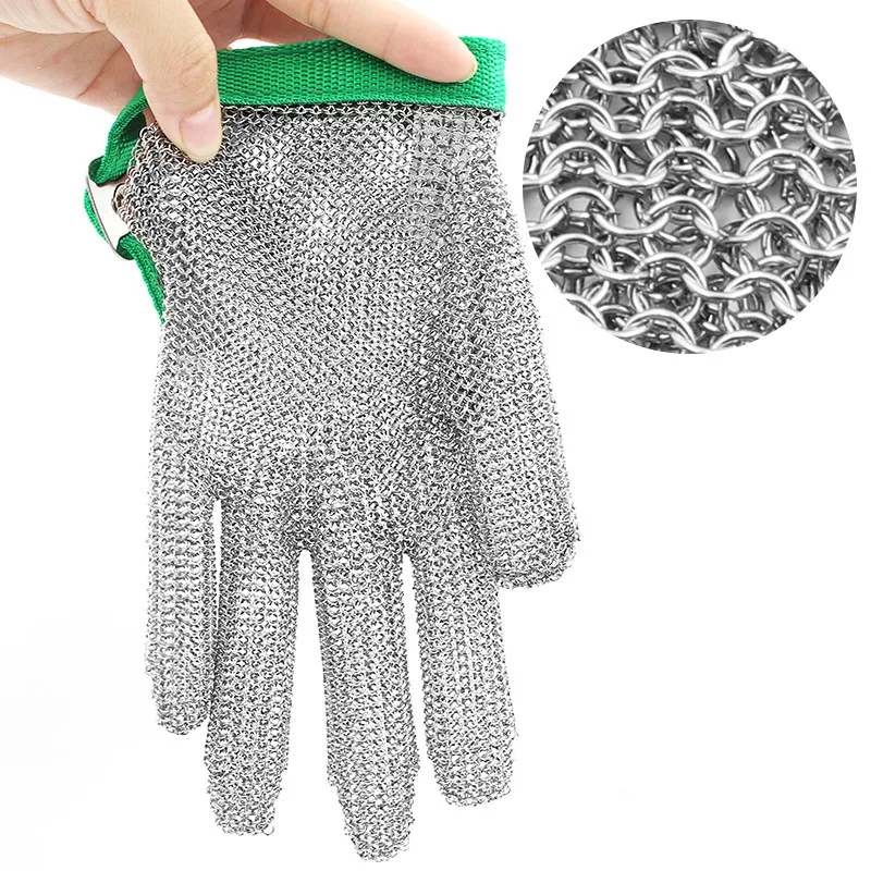 1 قطعة قفاز من الفولاذ المقاوم - مراجعة Cut Resistant Glove وسعره