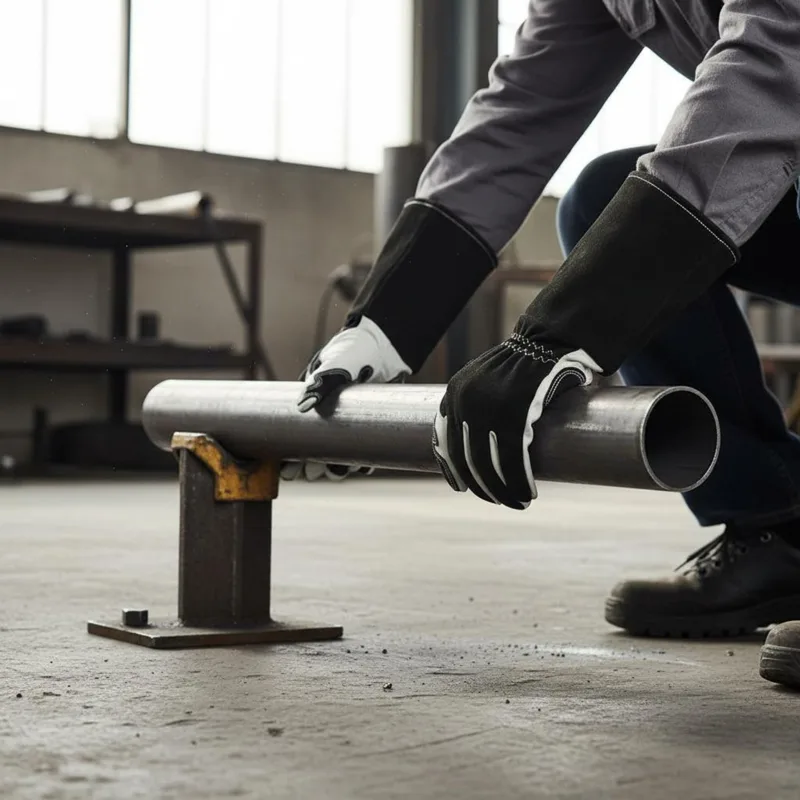 قفازات عمل المعادن TIG بتصميم  - مراجعة Heat Resistant Glove وسعره