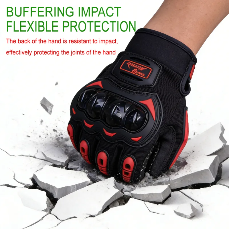 قفازات رجالية للدراجات النارية - مراجعة Motorcycle Glove Knuckle وسعره
