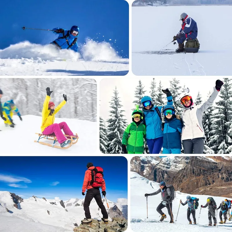 قفازات جلدية مدفأة للرجال والن - مراجعة Ski Glove Waterproof وسعره