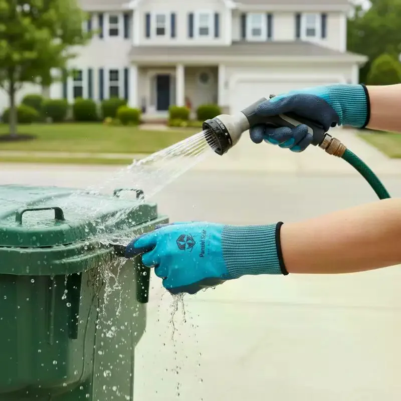 زوج واحد من القفازات المقاومة  - مراجعة Nitrile Mechanic Glove وسعره