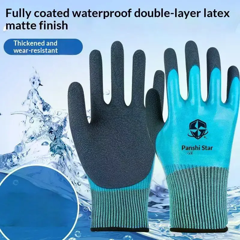زوج واحد من القفازات المقاومة  - مراجعة Nitrile Mechanic Glove وسعره
