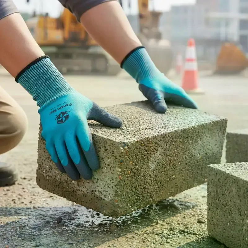 زوج واحد من القفازات المقاومة  - مراجعة Nitrile Mechanic Glove وسعره