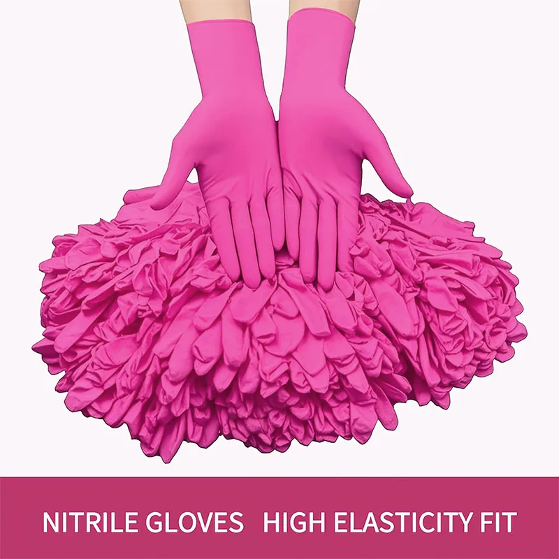 10-100 قطعة من قفازات النتريل  - مراجعة Nitrile Mechanic Glove وسعره