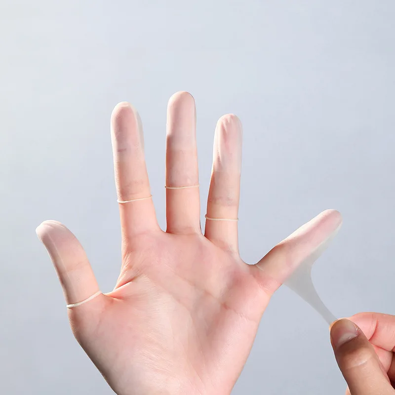 50 قطعة/عبوة أغطية أصابع لاتكس - مراجعة Latex Disposable Glove وسعره
