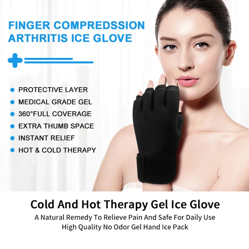 قفاز ضغط للثلج من Arth-Ritis،  - مراجعة Latex Disposable Glove وسعره