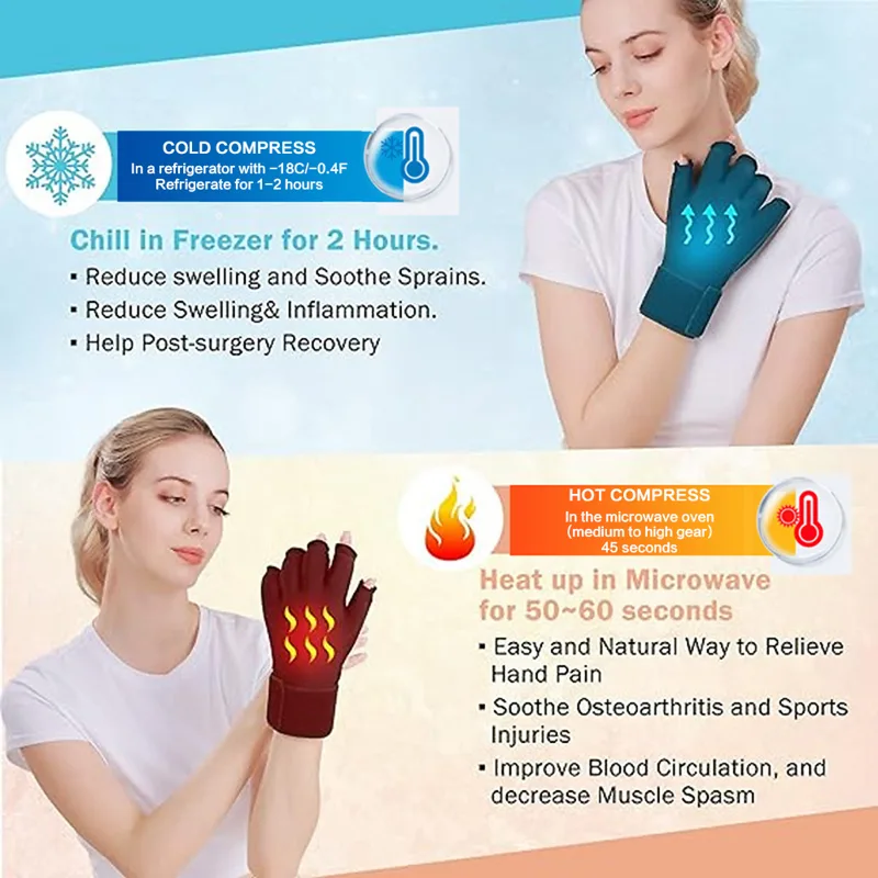 قفاز ضغط للثلج من Arth-Ritis،  - مراجعة Latex Disposable Glove وسعره