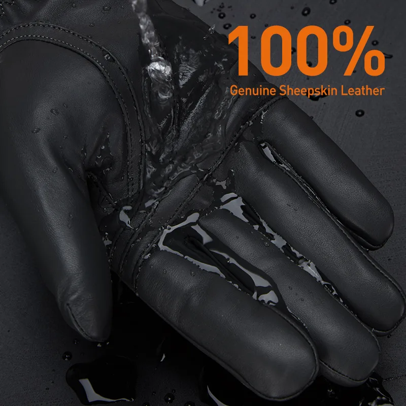 بيسون الدنيم حقيقية جلد الغنم  - مراجعة Leather Driving Glove وسعره