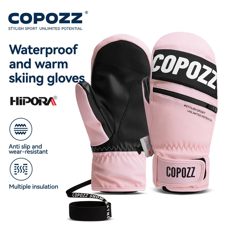 قفازات COPOZZ 3M Thinsulate لل - مراجعة Ski Glove Waterproof وسعره