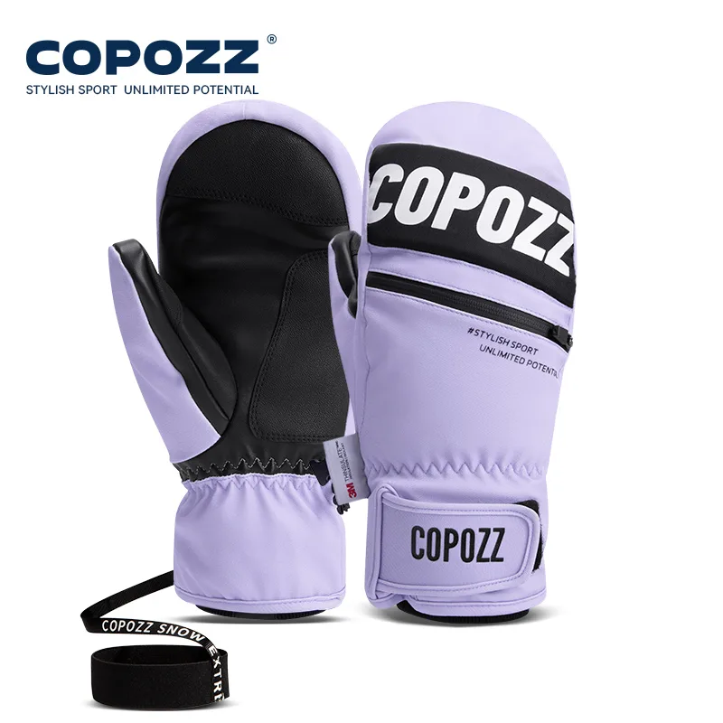 قفازات COPOZZ 3M Thinsulate لل - مراجعة Ski Glove Waterproof وسعره