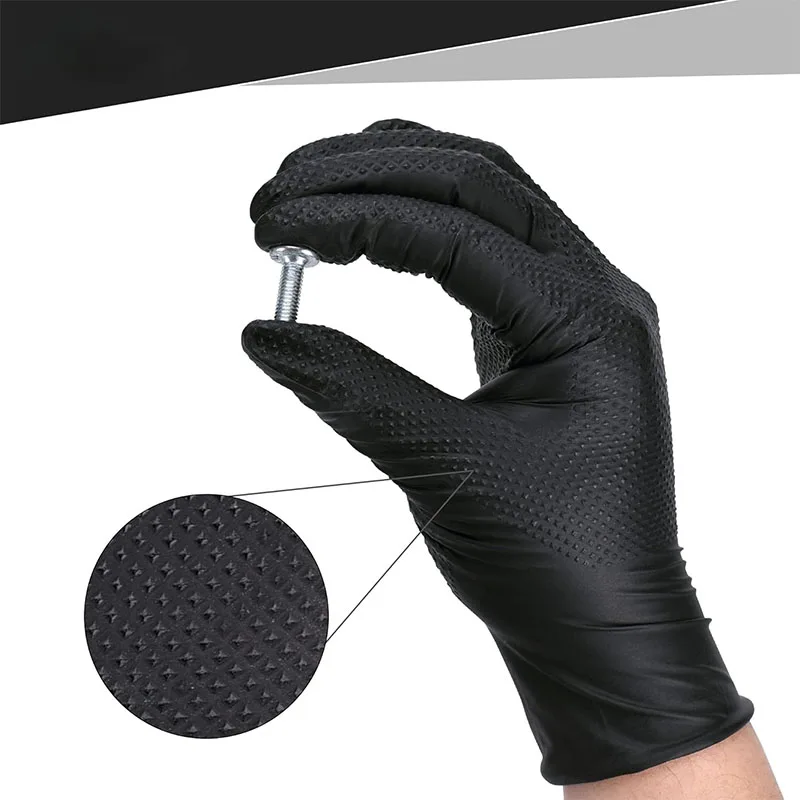 2-100 قطعة 8 مل قفازات النتريل - مراجعة Nitrile Mechanic Glove وسعره