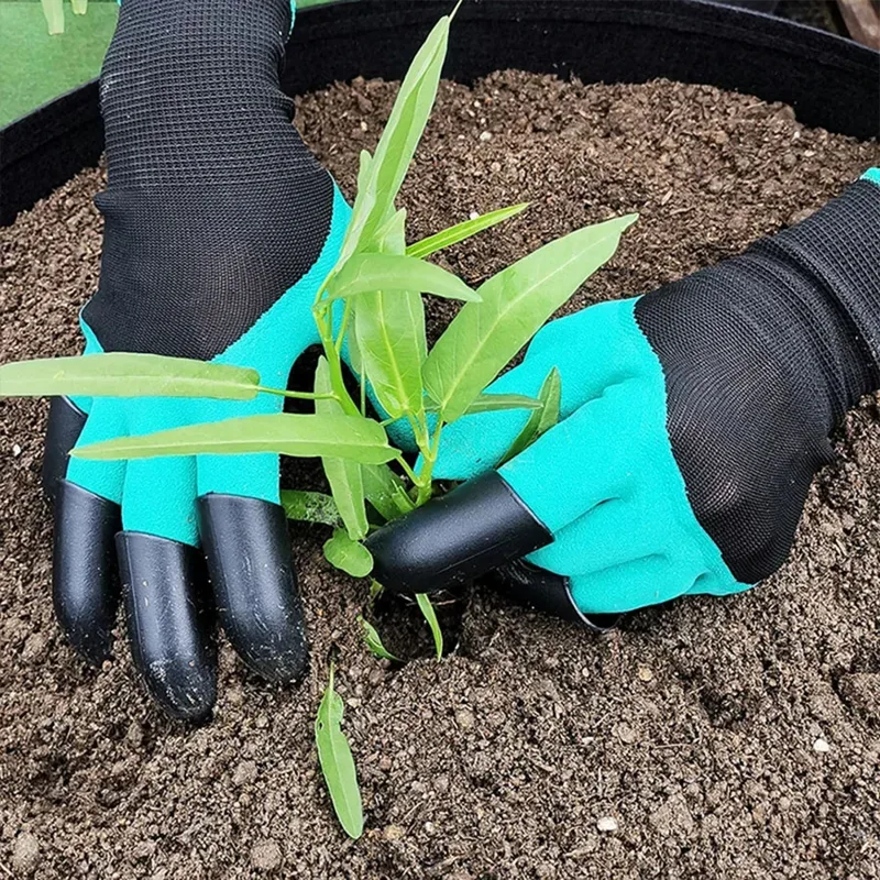 زوج من قفازات الحدائق المزودة  - مراجعة Gardening Glove Waterproof وسعره