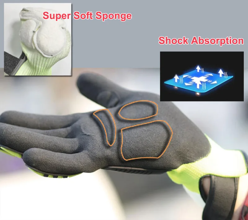 NMSafety قفازات عالية الجودة ا - مراجعة Work Glove Impact وسعره