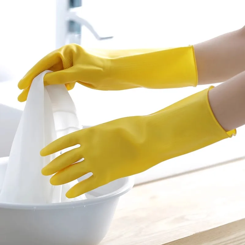 3 أزواج من القفازات المنزلية ا - مراجعة Dish Glove Rubber وسعره