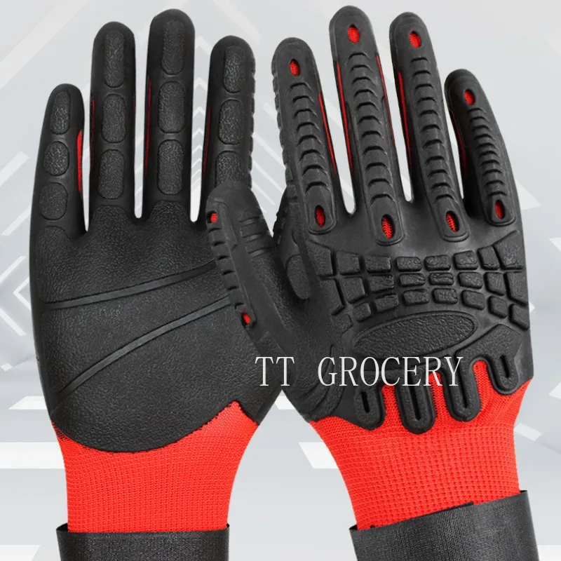 TPE المضادة للتصادم تأثير مقاو - مراجعة Work Glove Impact وسعره