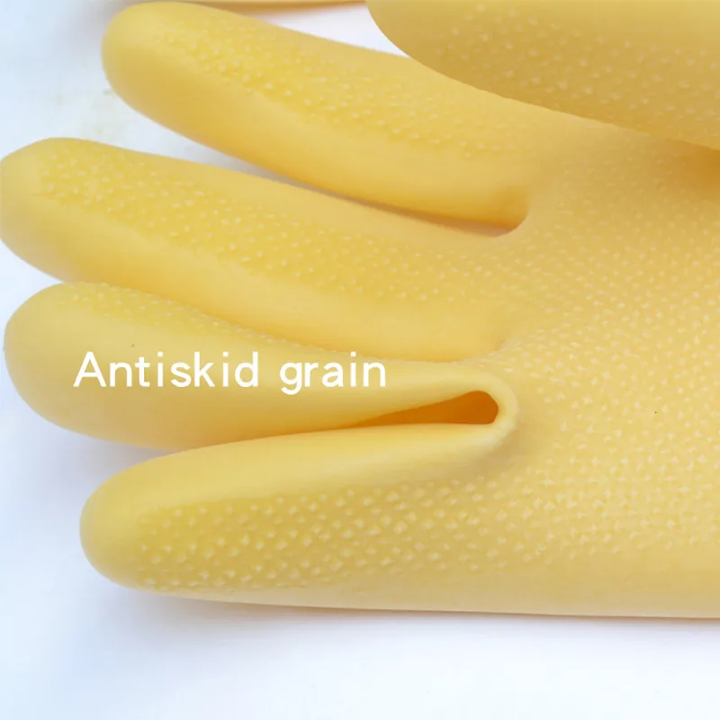 طويل المطاط سميكة اللاتكس تنظي - مراجعة Dish Glove Rubber وسعره