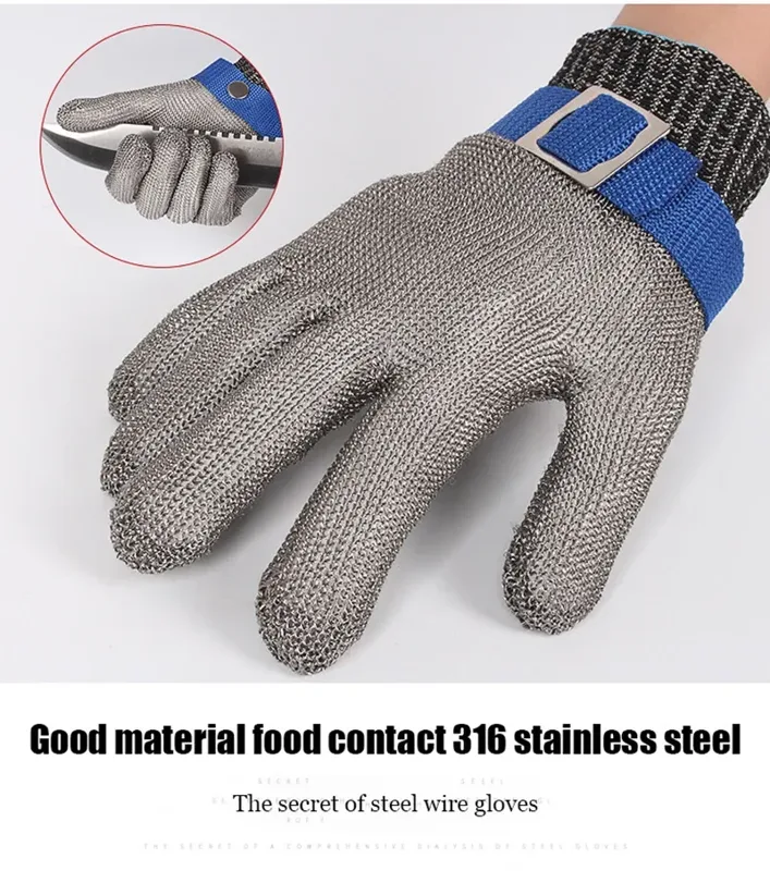 قطع مقاومة قفازات الفولاذ المق - مراجعة Cut Resistant Glove وسعره