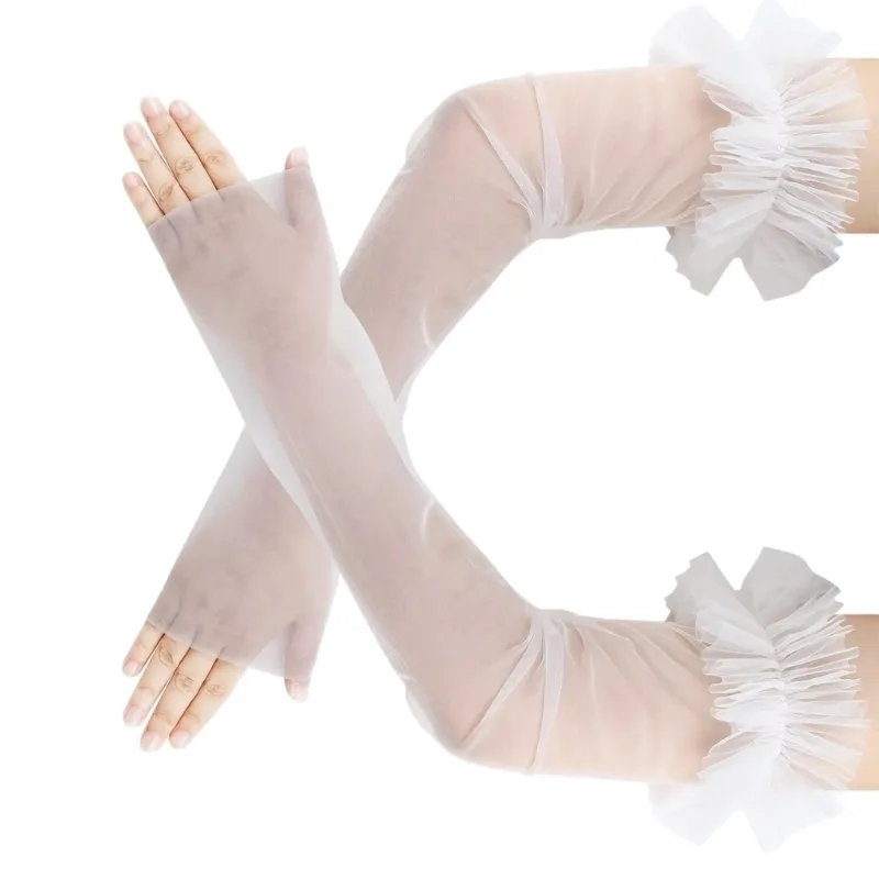 قفازات أنيقة بأكمام للذراع شفا - مراجعة Fingerless Glove Knit وسعره