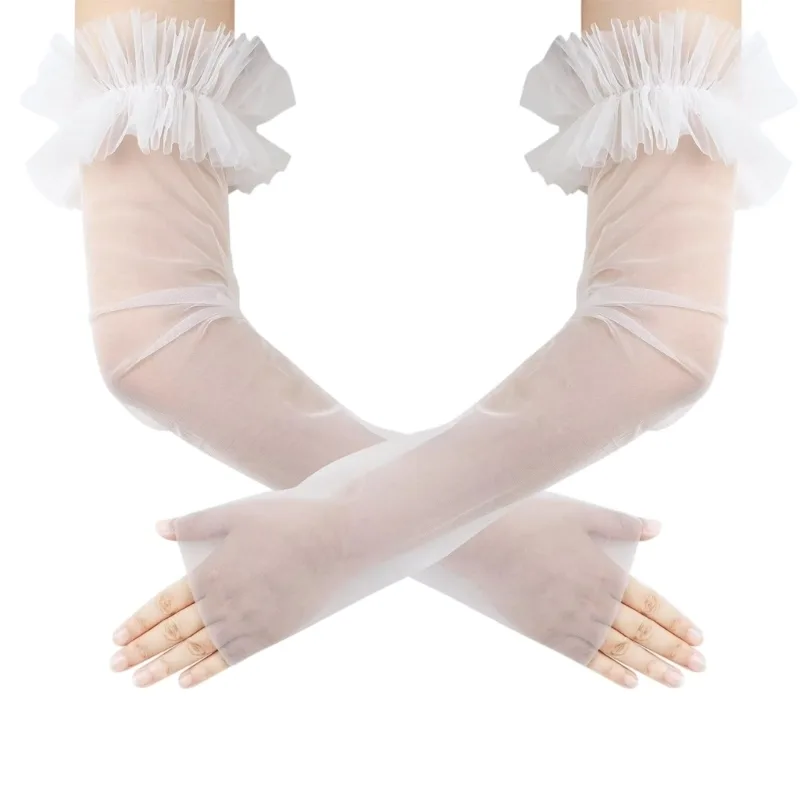 قفازات أنيقة بأكمام للذراع شفا - مراجعة Fingerless Glove Knit وسعره