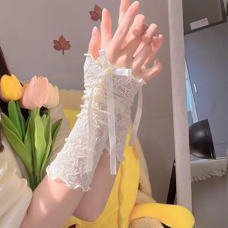 قفازات نسائية شبكية بدون أصابع - مراجعة Fingerless Glove Knit وسعره