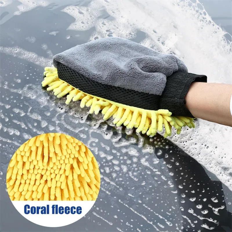 1/5 قطعة قفازات غسيل السيارات  - مراجعة Gardening Glove Waterproof وسعره