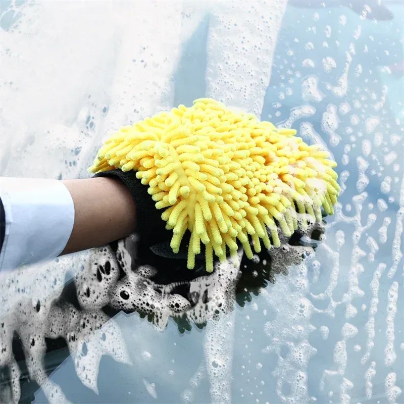 1/5 قطعة قفازات غسيل السيارات  - مراجعة Gardening Glove Waterproof وسعره