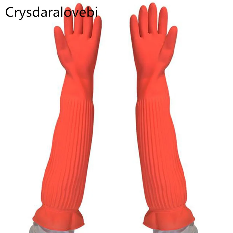 45/55 سنتيمتر مقاوم للماء قفاز - مراجعة Rubber Glove Cleaning وسعره