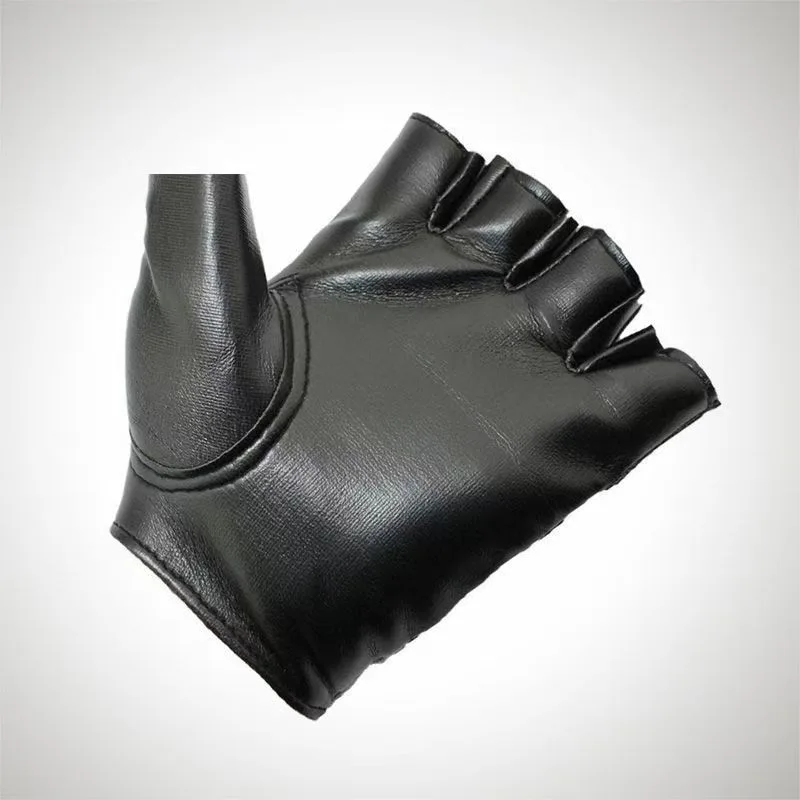 قفازات رجالية نصفية الأصابع من - مراجعة Leather Driving Glove وسعره