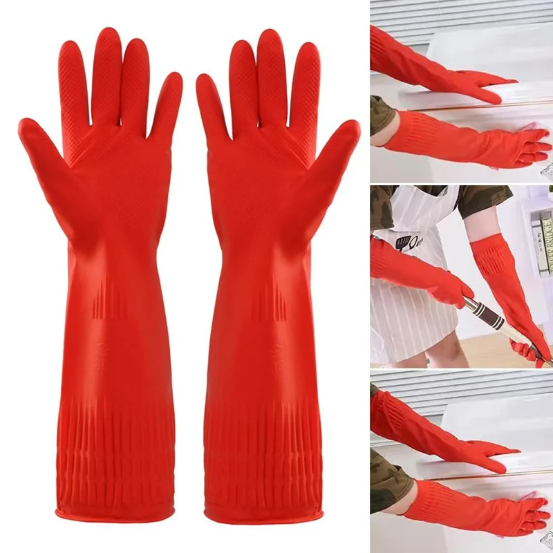 قفازات مطاطية متينة بأصفاد طوي - مراجعة Dish Glove Rubber وسعره