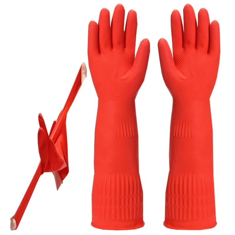 قفازات مطاطية متينة بأصفاد طوي - مراجعة Dish Glove Rubber وسعره