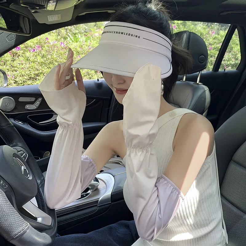 أكمام شمسية بدون أصابع للقيادة - مراجعة Fingerless Glove Knit وسعره