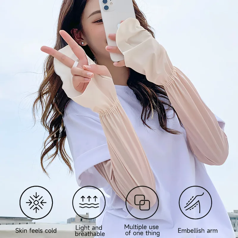 أكمام شمسية بدون أصابع للقيادة - مراجعة Fingerless Glove Knit وسعره
