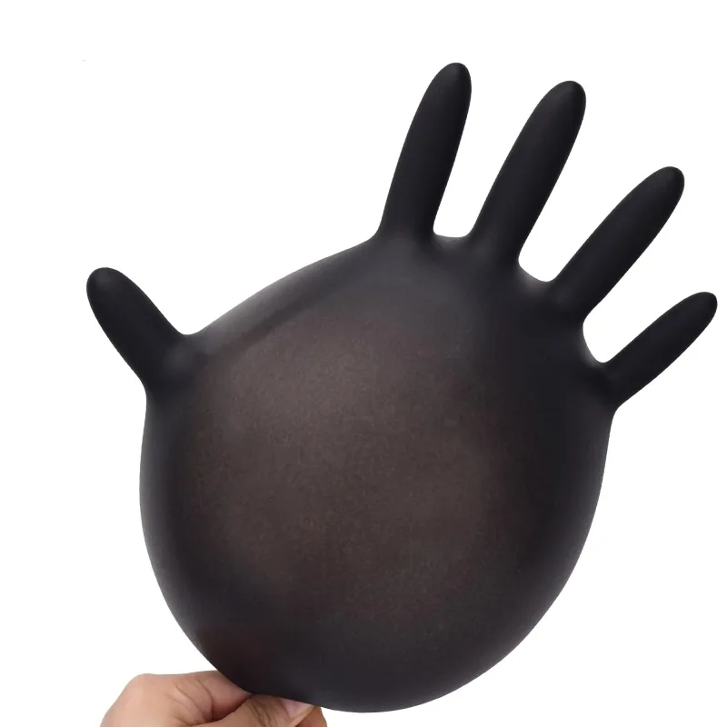 20 قطعة قفازات النتريل السوداء - مراجعة Nitrile Mechanic Glove وسعره