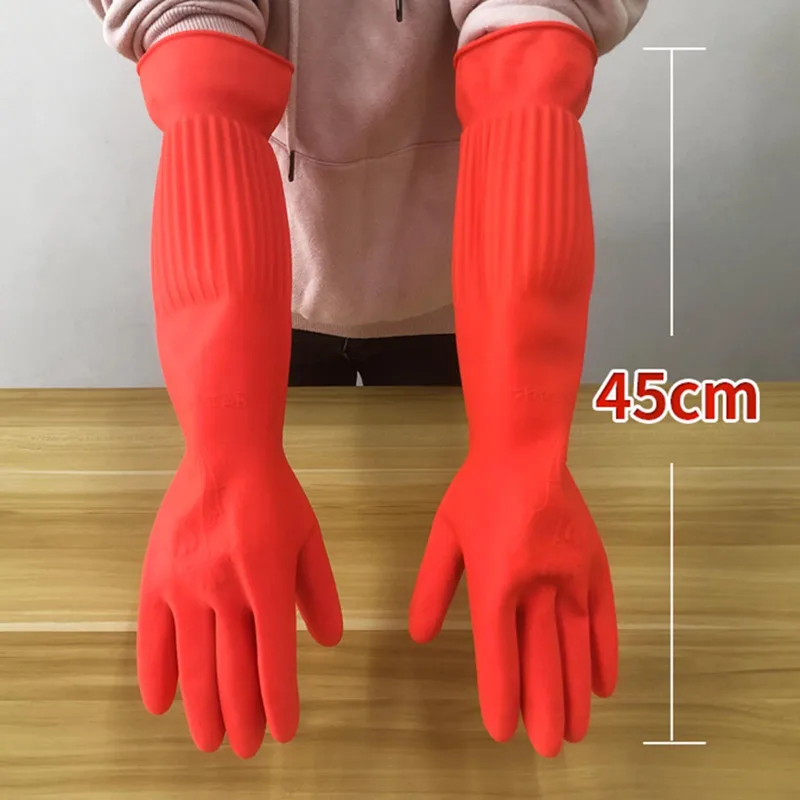 1 زوج مرنة مريحة المطاط قفازات - مراجعة Dish Glove Rubber وسعره