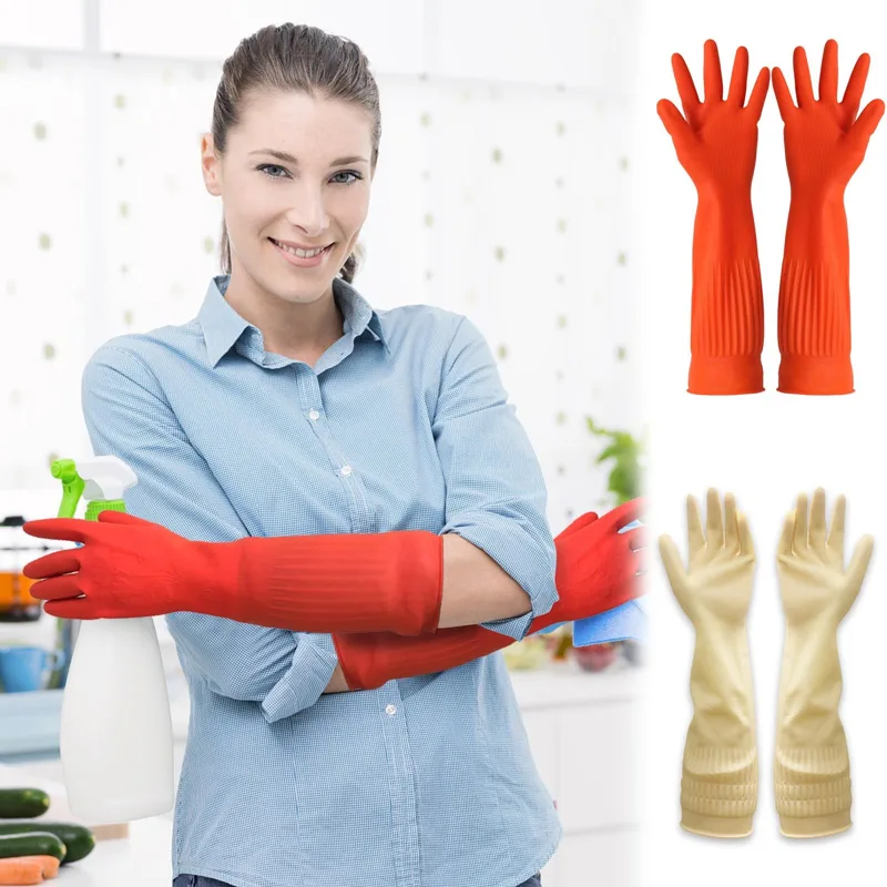 1 زوج مرنة مريحة المطاط قفازات - مراجعة Dish Glove Rubber وسعره